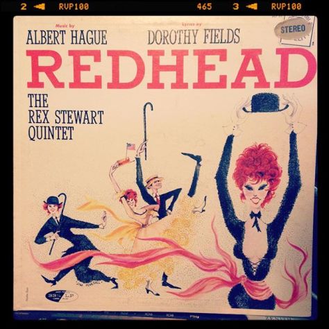 Random Record Pick: The Rex Stewart Quintet, Redhead #vinyl #musicals #broadway #jazz #swing #instavinyl #vinylgram #vinyljunkie #nowspinning #vinyligclub