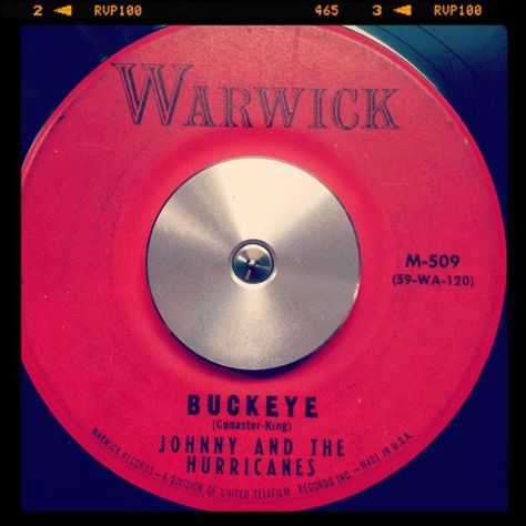 Random Record Pick: Johnny and the Hurricanes, Buckeye / Red River Rock #vinyl #instavinyl #45rpm #rockabilly #rockandroll #instrumental