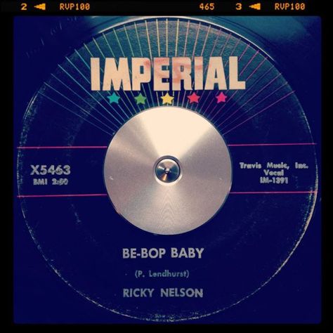 Random Record Pick: Ricky Nelson, Be-Bop Baby / Have I Told You Lately That I Love You? #vinyl #instavinyl #rickynelson #rockabilly #rockandroll #45rpm