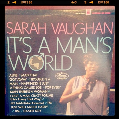 Random Record Pick: Sarah Vaughan, It's A Man's World #vinyl