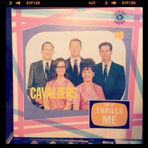 Random Record Pick: The Cavaliers, Oh It Thrills Me #vinyl #gospel #church #christan #instavinyl #vinylgram #vinyljunkie #nowspinning #vinyligclub