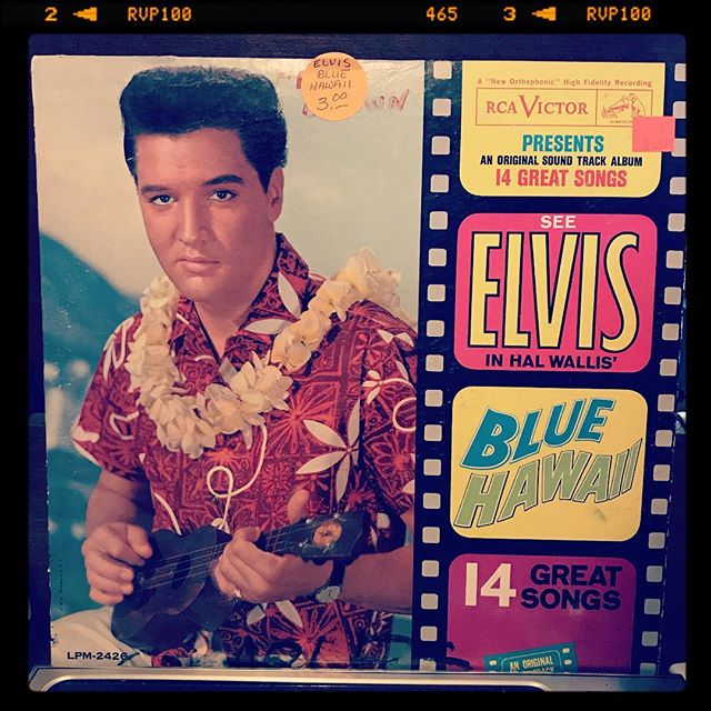 Vinyl record of Elvis Presley, Blue Hawaii.