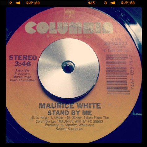 Random Record Pick: Maurice White, Stand By Me / Can't Stop Love #vinyl #45 #soul #rnb #earthwindandfire