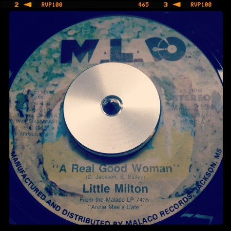 Random Record Pick: Little Milton, A Real Good Woman / Annie Mae's Cafe #vinyl #45 #blues #littlemilton