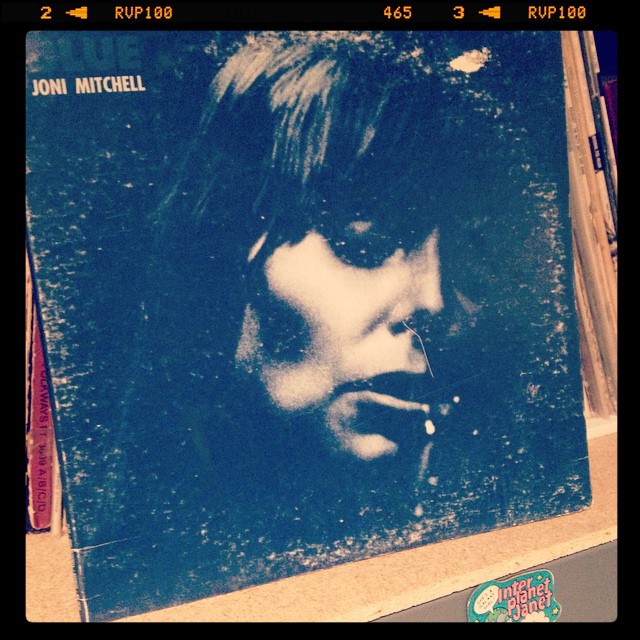Vinyl record of Joni Mitchell, Blue.